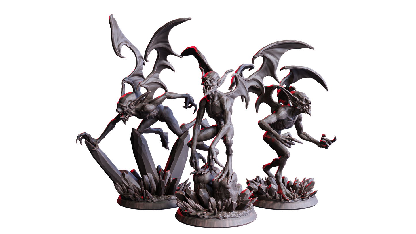 Glacial Stalker – 32mm Resin Miniature | Flesh of Gods – Crimson Frost | Tabletop & RPG Figure
