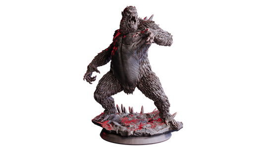 Vampiric Yeti – 32mm Miniatur aus Resin | Flesh of Gods – Crimson Frost | Tabletop & RPG Figur