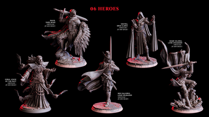 Azroth – Endless Oath | XXL 32 mm Resin Miniatur (125 mm Base) | Flesh of Gods – The Devil’s Offspring | Dämonenboss für Tabletop & Rollenspiel