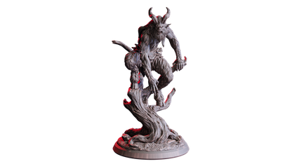 Corrupted Satyr | 32 mm Resin Miniatur | Flesh of Gods – The Devil’s Offspring | Chaotischer Dämon für Tabletop & Rollenspiel