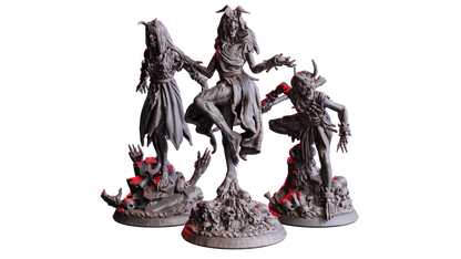 Deep Hag | 32 mm Resin Miniatur | Flesh of Gods – The Devil’s Offspring | Chaotische Hexe für Tabletop & Rollenspiel