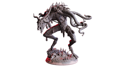 Goat Idol | 32 mm Resin Miniatur (75 mm Base) | Flesh of Gods – The Devil’s Offspring | Chaotisches Dämonenidol für Tabletop & Rollenspiel