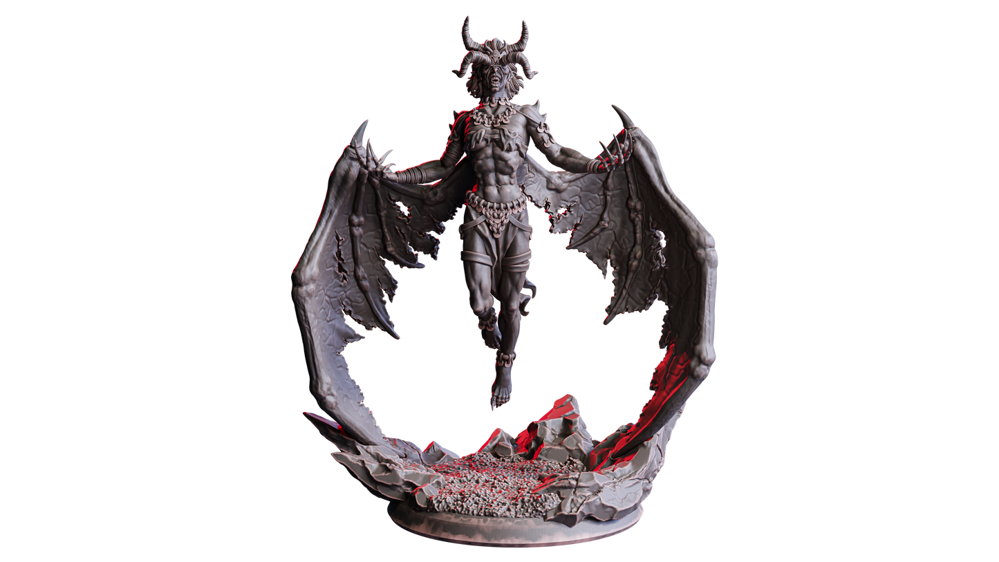 Hag Countess | 32 mm Resin Miniatur (50 mm Base) | Flesh of Gods – The Devil’s Offspring | Dämonische Herrscherin des Chaos für Tabletop & Rollenspiel