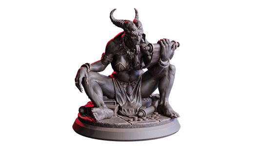 Mother of Bargains | 32 mm Resin Miniatur (50 mm Base) | Flesh of Gods – The Devil’s Offspring | Dämonische Händlerin des Schicksals für Tabletop & Rollenspiel