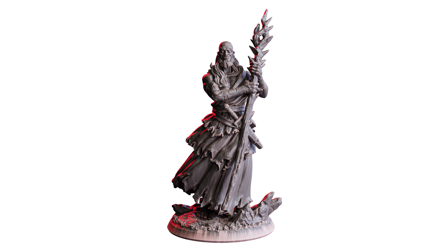 Sevrin, the Blood-Veil | 32 mm Resin Miniatur (25 mm Base) | Flesh of Gods – The Devil’s Offspring | Blutpriester & Kultführer für Tabletop & Rollenspiel