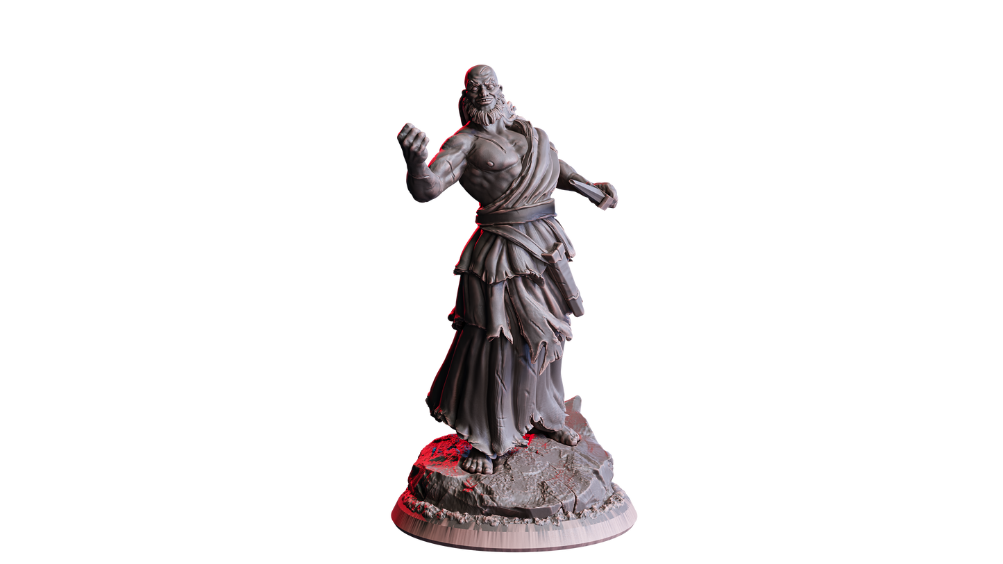 Sevrin, the Blood-Veil | 32 mm Resin Miniatur (25 mm Base) | Flesh of Gods – The Devil’s Offspring | Blutpriester & Kultführer für Tabletop & Rollenspiel