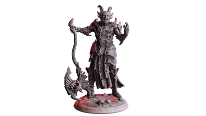 Skarn, Herald of the Pact | 32 mm Resin Miniatur (25 mm Base) | Flesh of Gods – The Devil’s Offspring | Dämonischer Vollstrecker des Paktes für Tabletop & Rollenspiel