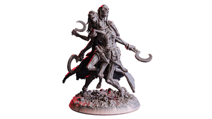 Twinstalker | 32 mm Resin Miniatur (50 mm Base) | Flesh of Gods – The Devil’s Offspring | Chaotische Monstrosität & Endgegner-Kreatur für Tabletop & Rollenspiel
