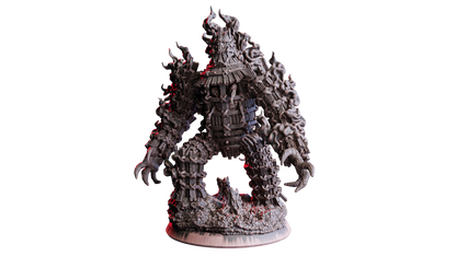Wicker Golem | 32 mm Resin Miniatur (75 mm Base) | Flesh of Gods – The Devil’s Offspring | Brennendes Konstrukt & Ritualkreatur für Tabletop & Rollenspiel