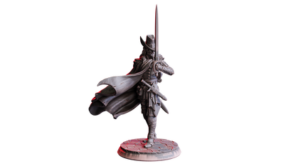 Ser Calviero – Lone Crusader | 32 mm Resin Miniatur | Flesh of Gods – The Devil’s Offspring | Tabletop & Rollenspiel Figur