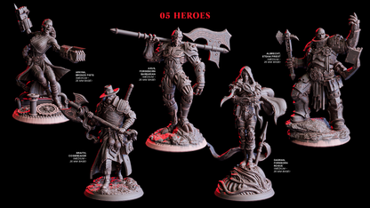 Veythar, Necrotech Master – 32mm Miniatur aus Resin | Flesh of Gods – The Necro Forge | Tabletop & RPG Figur
