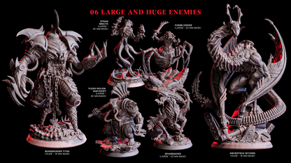 Veythar, Necrotech Master – 32mm Miniatur aus Resin | Flesh of Gods – The Necro Forge | Tabletop & RPG Figur