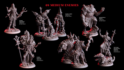 Veythar, Necrotech Master – 32mm Miniatur aus Resin | Flesh of Gods – The Necro Forge | Tabletop & RPG Figur