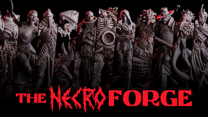 Veythar, Necrotech Master – 32mm Miniatur aus Resin | Flesh of Gods – The Necro Forge | Tabletop & RPG Figur