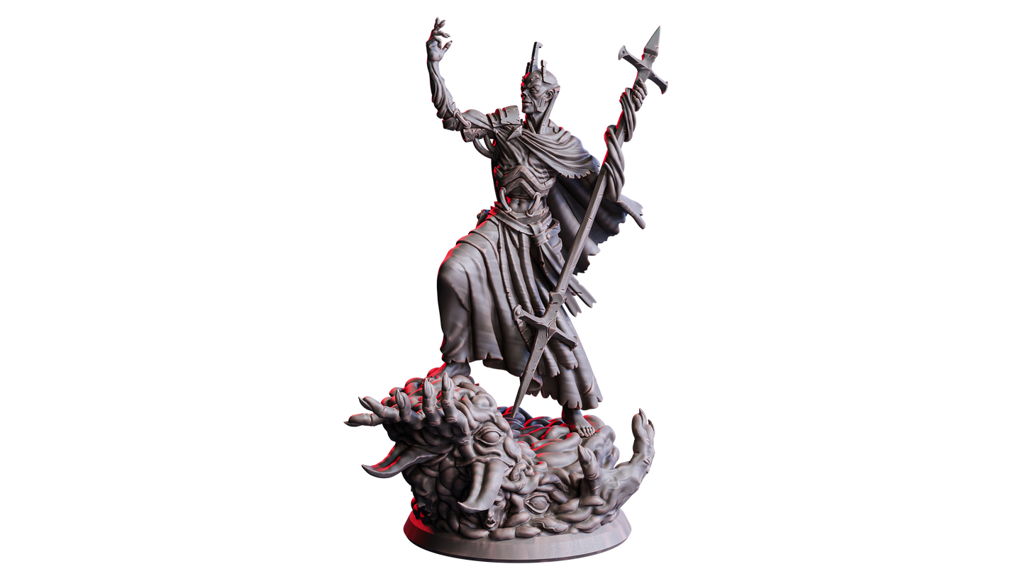 Veythar, Necrotech Master – 32mm Miniatur aus Resin | Flesh of Gods – The Necro Forge | Tabletop & RPG Figur