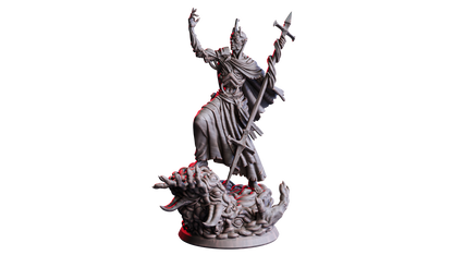 Veythar, Necrotech Master – 32mm Miniatur aus Resin | Flesh of Gods – The Necro Forge | Tabletop & RPG Figur