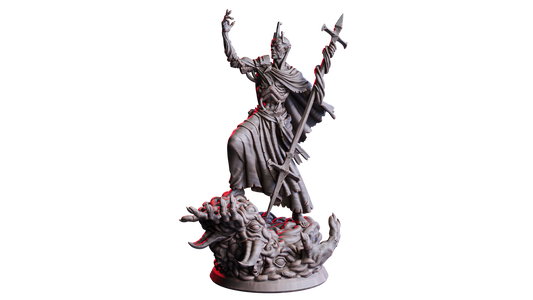 Veythar, Necrotech Master – 32mm Miniatur aus Resin | Flesh of Gods – The Necro Forge | Tabletop & RPG Figur