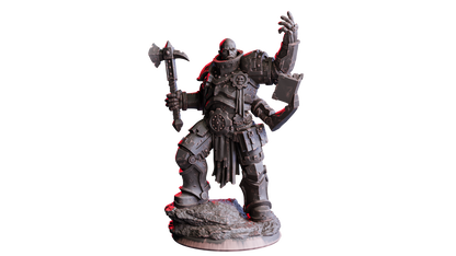 Albrecht, Steam Priest – 32mm Miniatur aus Resin | Flesh of Gods – The Necro Forge | Tabletop & RPG Figur
