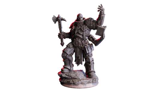 Albrecht, Steam Priest – 32mm Miniatur aus Resin | Flesh of Gods – The Necro Forge | Tabletop & RPG Figur