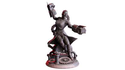 Arkina, Bronze Fists – 32mm Miniatur aus Resin | Flesh of Gods – The Necro Forge | Tabletop & RPG Figur
