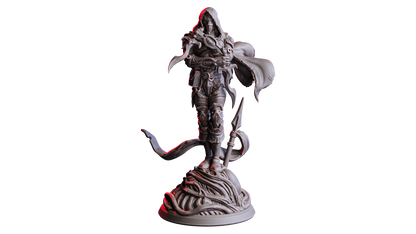 Dagran, Forgeborn Rogue – 32mm Miniatur aus Resin | Flesh of Gods – The Necro Forge | Tabletop & RPG Figur