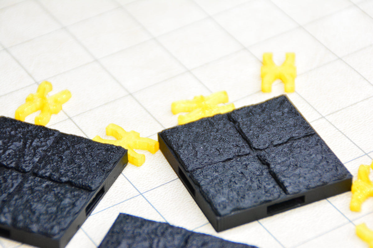 Dungeon - Floor (1x2) - 3D gedruckt - Gelände - Terrain - Fat Dragon Games 28mm - Ultimate Dragonlock - Scenery - Terrain