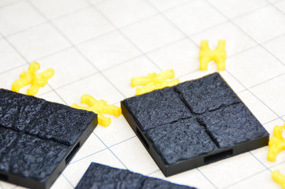 Dungeon - Floor (1x2) - 3D gedruckt - Gelände - Terrain - Fat Dragon Games 28mm - Ultimate Dragonlock - Scenery - Terrain