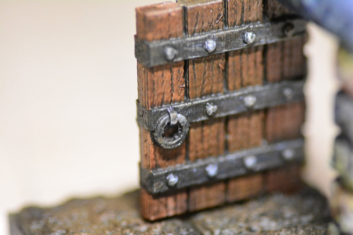 Tür für Dungeon (clipon), 3D gedrucktes Gelände von Fat Dragon Games, Ultimate Dragonlock Scenery oder Terrain für 28mm Tabletop Gaming