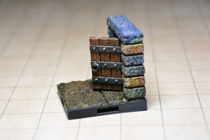 Tür für Dungeon (clipon), 3D gedrucktes Gelände von Fat Dragon Games, Ultimate Dragonlock Scenery oder Terrain für 28mm Tabletop Gaming