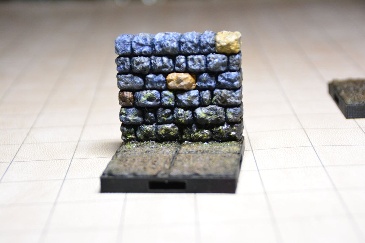 Kryptawand (Skelette) Dungeon, 3D gedrucktes Gelände von Fat Dragon Games, Ultimate Dragonlock Scenery oder Terrain für 28mm Tabletop Gaming