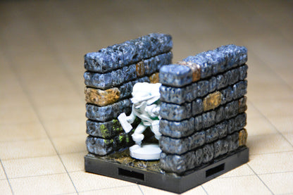 T-Kreuzung für Engpass für Dungeon, 3D gedrucktes Gelände von Fat Dragon Games,  Ultimate Dragonlock System Terrain für 28mm Tabletop Gaming