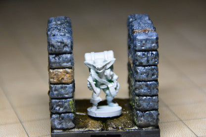 T-Kreuzung für Engpass für Dungeon, 3D gedrucktes Gelände von Fat Dragon Games,  Ultimate Dragonlock System Terrain für 28mm Tabletop Gaming