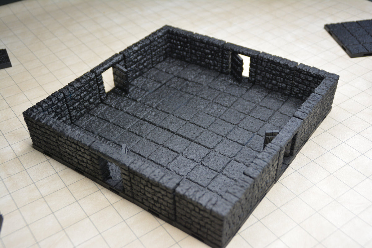 Dungeon Starter Bundle (large), 3D gedrucktes Gelände von Fat Dragon Games, Ultimate Dragonlock System, Terrain für  28mm Tabletop Gaming