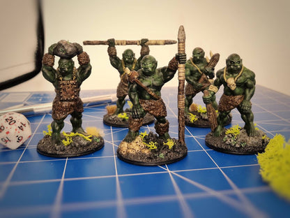 Oger Miniaturen 28mm aus Resin für Tabletop von Fat Dragon Games