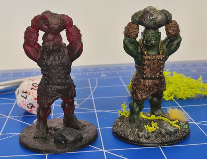 Oger Miniaturen 28mm aus Resin für Tabletop von Fat Dragon Games