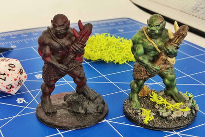Oger Miniaturen 28mm aus Resin für Tabletop von Fat Dragon Games