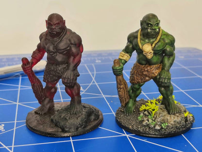 Oger Miniaturen 28mm aus Resin für Tabletop von Fat Dragon Games