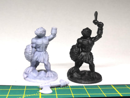 Lizardfolk - Echsenmenschen - Miniaturen 28mm Resin Tabletop Fat Dragon Games
