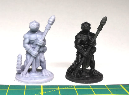 Lizardfolk - Echsenmenschen - Miniaturen 28mm Resin Tabletop Fat Dragon Games