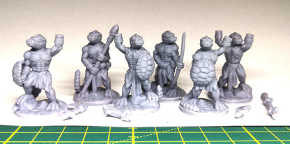 Lizardfolk - Echsenmenschen - Miniaturen 28mm Resin Tabletop Fat Dragon Games