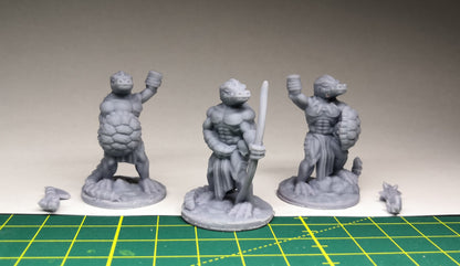 Lizardfolk - Echsenmenschen - Miniaturen 28mm Resin Tabletop Fat Dragon Games