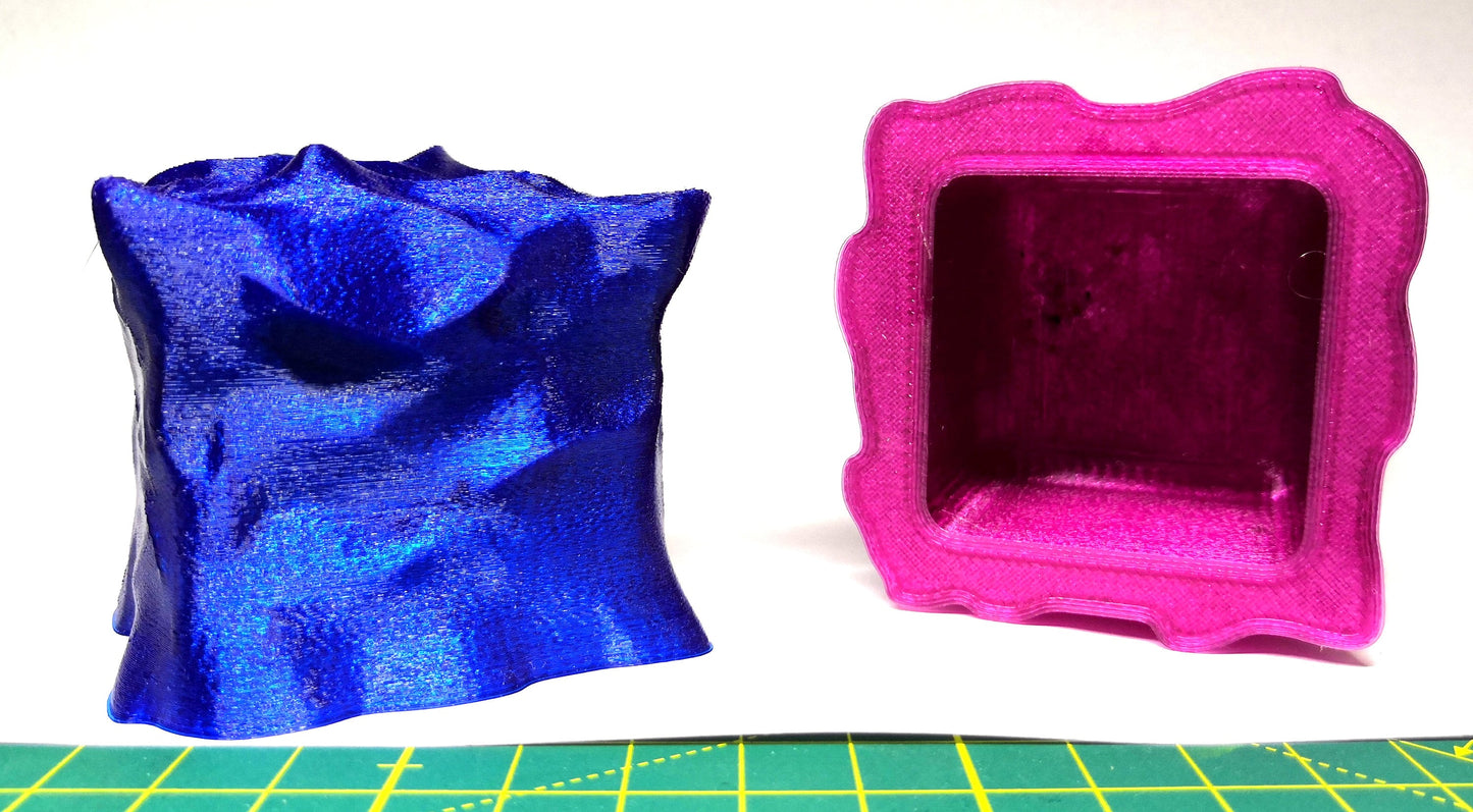 Gel-Würfel Monster / Gel Cube Creature - 3D gedruckt - Gelände Terrain DnD - 28mm Monster