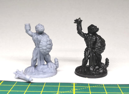 Lizardfolk - Echsenmenschen - Miniaturen 28mm Resin Tabletop Fat Dragon Games