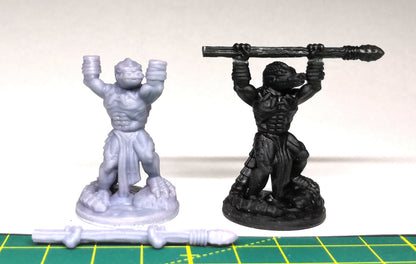 Lizardfolk - Echsenmenschen - Miniaturen 28mm Resin Tabletop Fat Dragon Games