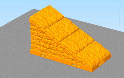 Dungeon - Rampe - 3D gedruckt - Gelände - Terrain - Fat Dragon Games 28mm - Ultimate Dragonlock - Scenery - Terrain