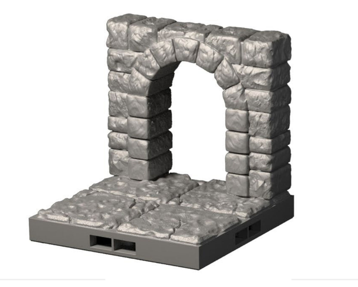 Dungeon Bögen - Durchgänge, 3D gedrucktes Gelände von Fat Dragon Games, Ultimate Dragonlock Scenery oder Terrain für 28mm Tabletop Gaming