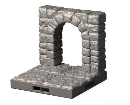 Dungeon Bögen - Durchgänge, 3D gedrucktes Gelände von Fat Dragon Games, Ultimate Dragonlock Scenery oder Terrain für 28mm Tabletop Gaming
