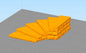 Galerietreppe (links oder rechts) für Dungeon, 3D Gelände von Fat Dragon Games, Ultimate Dragonlock System, Terrain für 28mm