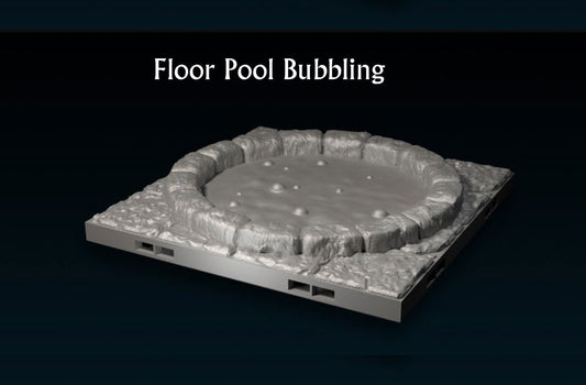 Dungeon - Floor Pool (4x4) - 3D gedruckt - Gelände - Terrain - Fat Dragon Games 28mm - Ultimate Dragonlock - Scenery - Terrain