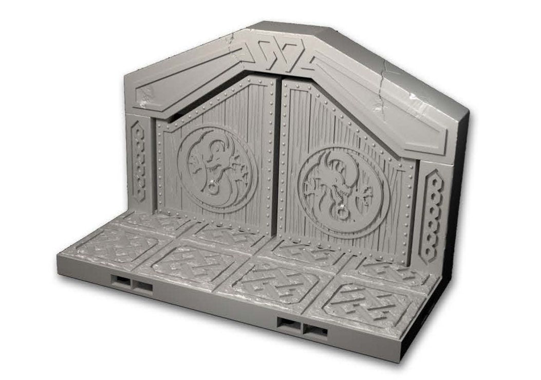 RotM - Große Tür - 3D gedruckt - Gelände - Terrain - Fat Dragon Games 28mm - Ultimate Dragonlock - Scenery - Terrain
